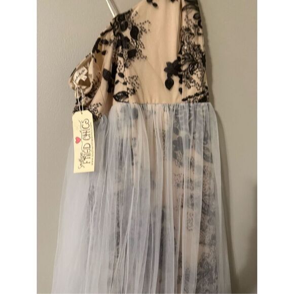 Southern Fried Chics Size XL Tulle Layered Maxi Dress Cream White Fairy Bride - Picture 6 of 16